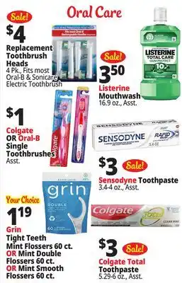 Ocean State Job Lot Oral Care offer