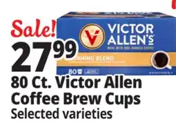 Ocean State Job Lot Victor Allen's Coffee Cups 80 Count offer