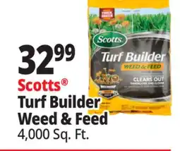 Ocean State Job Lot Scotts Turf Builder Weed & Feed 4 000 sq ft offer