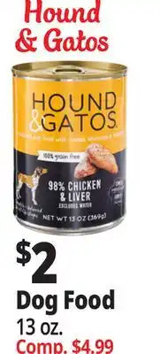 Ocean State Job Lot Hound & Gatos Dog Food offer