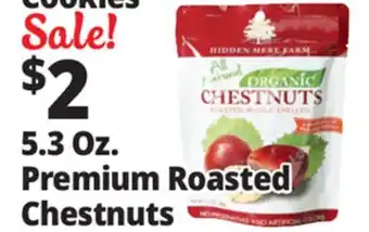 Ocean State Job Lot Organic Roasted Whole Shelled Chestnuts 5.3 oz offer