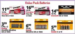 Ocean State Job Lot Value Pack Batteries offer