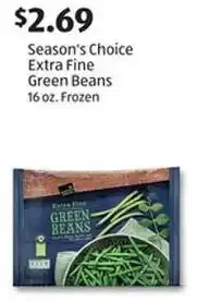 Aldi Season's Choice Extra Fine Green Beans offer