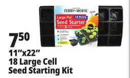 Ocean State Job Lot 11x22 18 Large Cell Seed Starting Kit offer