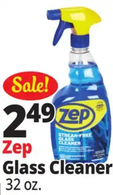 Ocean State Job Lot Zep Glass Cleaner offer