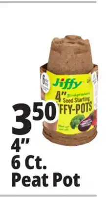 Ocean State Job Lot 4 Round Biodegradable Seed Starting Jiffy-Pots 6-pots offer