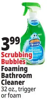 Ocean State Job Lot Scrubbing Bubbles Disinfectant Bathroom Grime Fighter Spray 32 oz offer