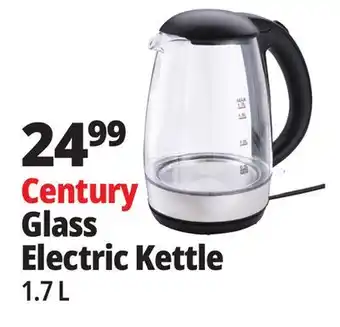 Ocean State Job Lot Century Glass Electric Tea Kettle 1.7 L offer