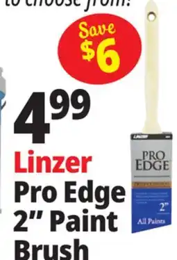 Ocean State Job Lot Linzer Pro Edge 2 Paint Brush offer