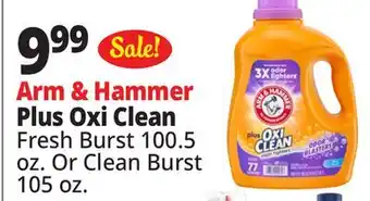 Ocean State Job Lot Arm & Hammer Plus Oxi Clean Stain Fighters Detergent 100.5 oz offer