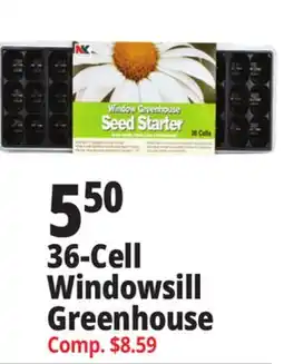 Ocean State Job Lot NK Lawn & Garden 36 Cell Window Greenhouse Seed Starter offer