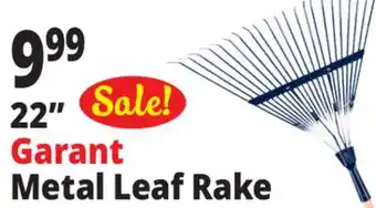 Ocean State Job Lot Garant 22 Metal Leaf Rake offer