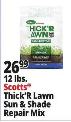 Ocean State Job Lot Scotts Thick'r Lawn Turf Builder 12 lbs offer