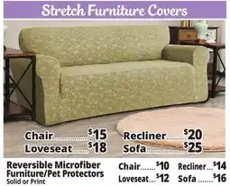 Ocean State Job Lot Stretch Furniture Covers offer