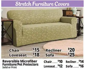 Ocean State Job Lot Stretch Furniture Covers offer