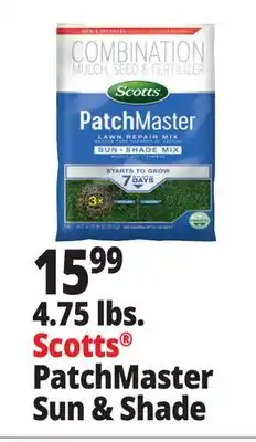 Ocean State Job Lot Scotts Patchmaster Sun & Shade Lawn Repair Mix 4.75 lbs offer