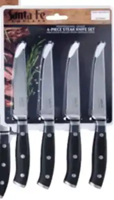 Ocean State Job Lot Santa Fe Professional Grade Steak Knife Set 4 Piece offer