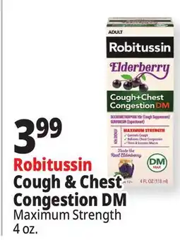 Ocean State Job Lot Robitussin Cough & Chest Congestion DM offer