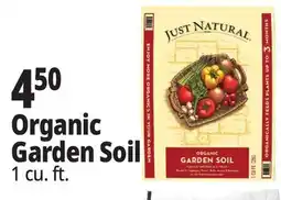 Ocean State Job Lot Just Natural Organic Garden Soil 1 cu ft offer