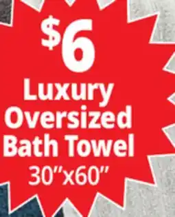 Ocean State Job Lot Luxury Oversized Bath Towel offer