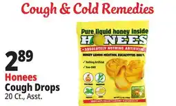 Ocean State Job Lot Honees Honey Lemon Menthol Eucalyptus Cough Drops 20 Count offer