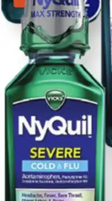 Ocean State Job Lot Vicks Nyquil Severe Cold & Flu offer