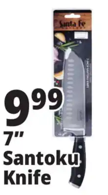 Ocean State Job Lot Santa Fe Professional Grade 7-Inch Santoku Knife offer