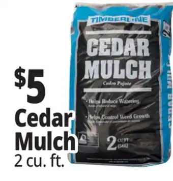 Ocean State Job Lot Timberline Cedar Mulch 2 cu ft offer