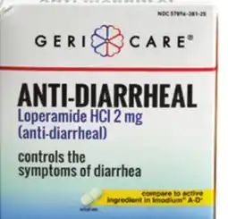 Ocean State Job Lot Geri-Care 2 mg Loperamide HCI Anti-Diarrheal Caplets 24 Caplets offer