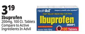 Ocean State Job Lot Ibuprofen 200 mg Tablets 100 Count offer