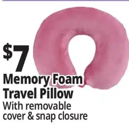 Ocean State Job Lot Comfortrip Memory Foam Plush Travel Pillow offer