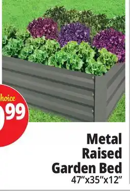 Ocean State Job Lot Tiller & Rowe Metal Raised Garden Bed offer