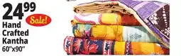 Ocean State Job Lot Handmade Kantha Quilt 60 x 90 offer