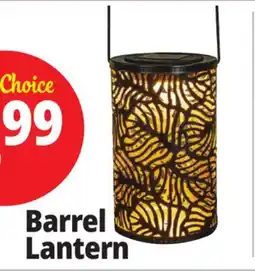 Ocean State Job Lot Barrel Lantern offer