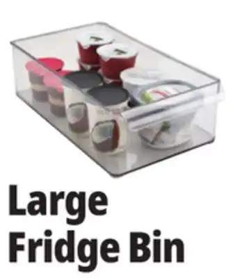 Ocean State Job Lot Large Clear Plastic Fridge Bin 8 x 14.5 x 4 offer