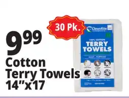 Ocean State Job Lot CleanRite Commercial Cotton Multi-Purpose Terry Towels 30 Count offer