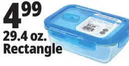 Ocean State Job Lot Glass Food Storage Container 29.5 oz offer