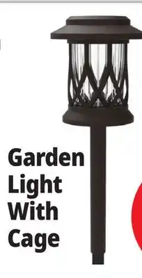 Ocean State Job Lot Garden Light With Cage offer