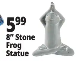 Ocean State Job Lot 8 Stone Frog Statue offer