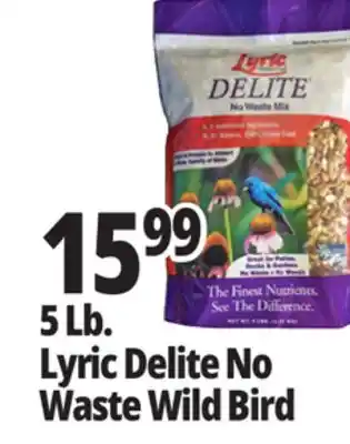 Ocean State Job Lot 5 Lb. Lyric Delite No Waste Wild Bird offer