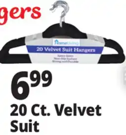 Ocean State Job Lot HomeLiving Velvet Suit Hangers 20 Count offer