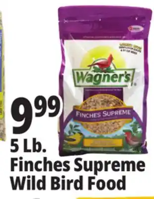 Ocean State Job Lot Wagner's Finches Supreme Premium Wild Bird Food 5 lbs offer