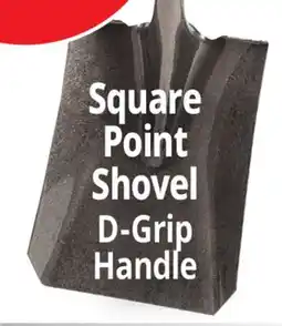 Ocean State Job Lot Square Point Shovel D-Grip Handle offer