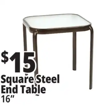 Ocean State Job Lot Square Steel End Table offer