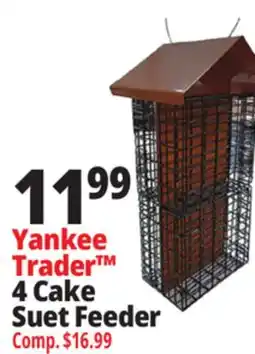 Ocean State Job Lot Yankee Trader 4 Cake Suet Feeder offer