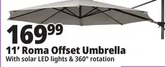 Ocean State Job Lot 11' Roma Offset Umbrella offer