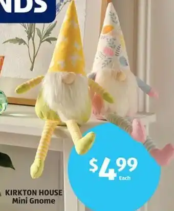 Aldi KIRKTON HOUSE Mini Gnome offer