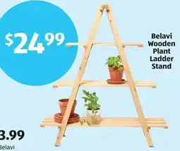 Aldi Belavi Wooden Plant Ladder Stand offer