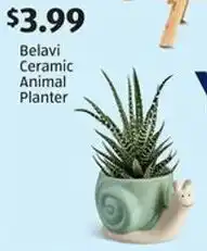 Aldi Belavi Ceramic Animal Planter offer