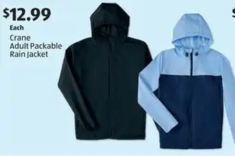 Aldi Crane Adult Packable Rain Jacket offer